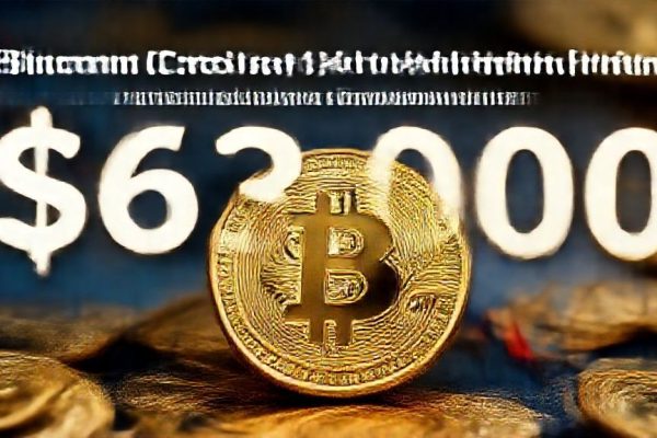 Bitcoin Plummets Below $63,000, Largest Dollar Value Drawdown in History