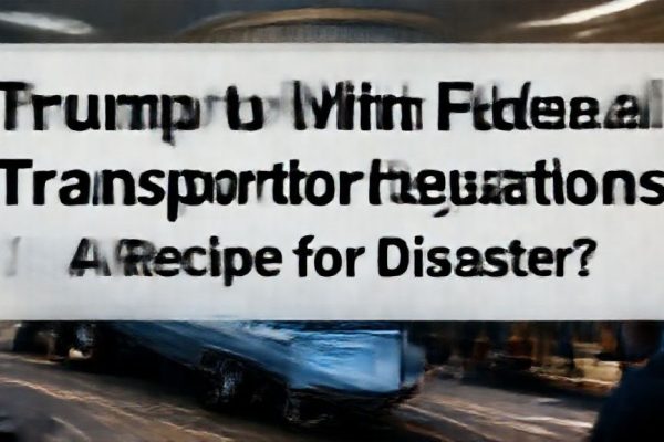 Trump Administration Plans to Use AI in Writing Federal Transportation Regulations: A Recipe for Disaster?