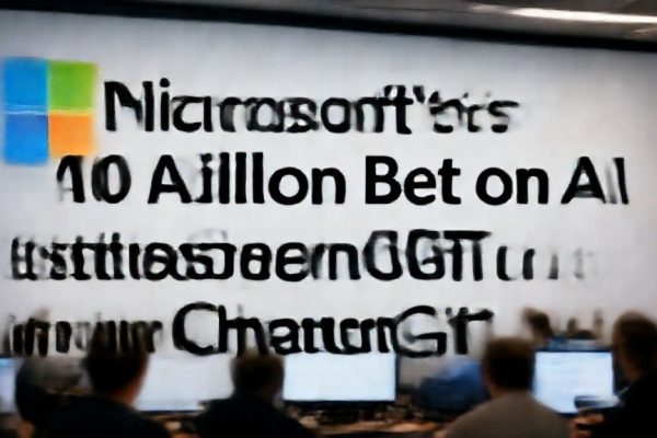 Microsoft’s $10 Billion Bet on AI: A Deep Dive into the Company’s Strategic Investment in ChatGPT