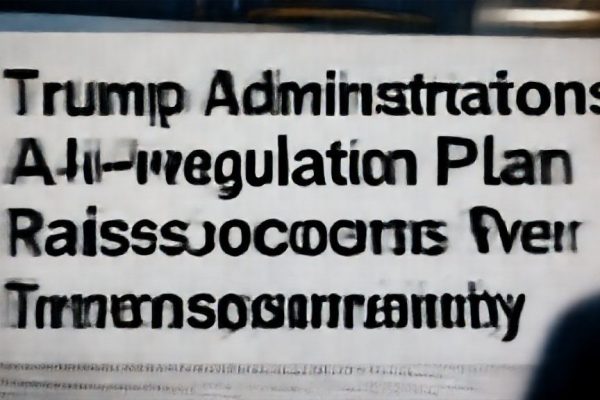Trump Administration’s AI-Powered Regulation Plan Raises Concerns Over Transparency and Accountability