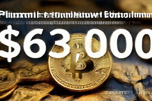 Bitcoin Plummets Below $63,000, Largest Dollar Value Drawdown in History