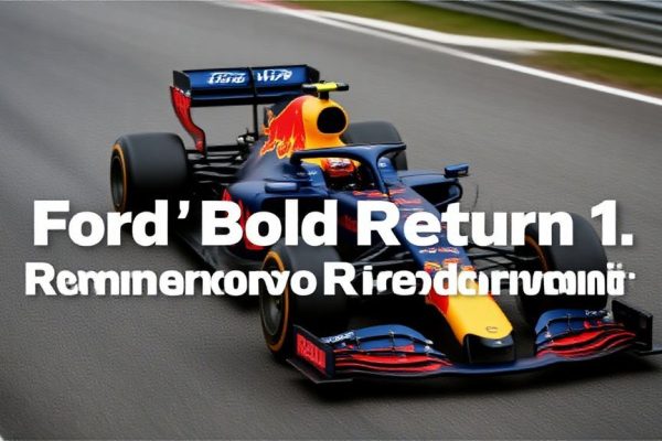 Ford’s Bold Return to Formula 1: Lessons from Red Bull Engine Development