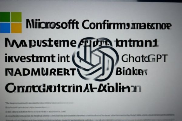 Microsoft Confirms Massive Investment in ChatGPT Maker Amid AI Boom