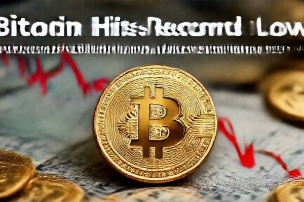Bitcoin Hits Record Low, Plunges 50% from All-Time High Amid Market Turmoil
