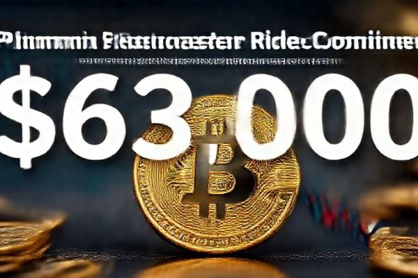 Bitcoin Plummets Below $63,000, Largest Dollar Value Drawdown in History