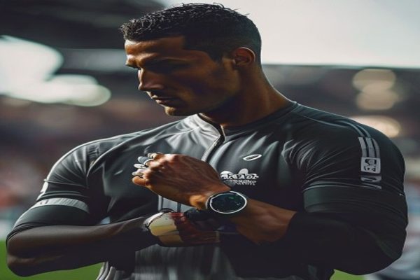 Cristiano Ronaldo dévoile son bracelet connecté : une révolution dans le monde du sport ?