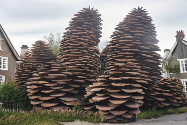 Giant Pinecones Stun Residents in England