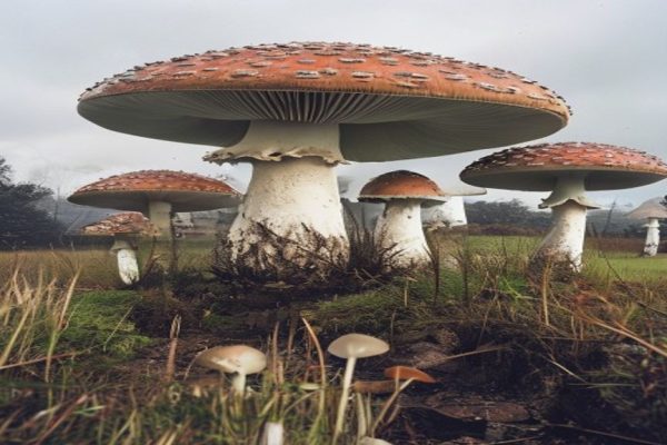 Mysterious Giant Mushrooms Spotted in English Countryside, Sparking Nationwide Fascination