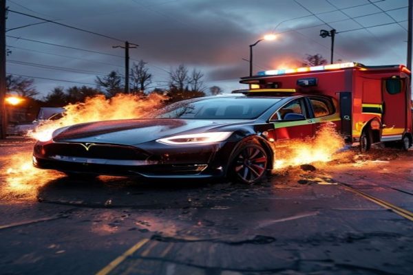 Tesla Under Fire as Autopilot-Enabled Model 3 Crashes into Parked Fire Truck