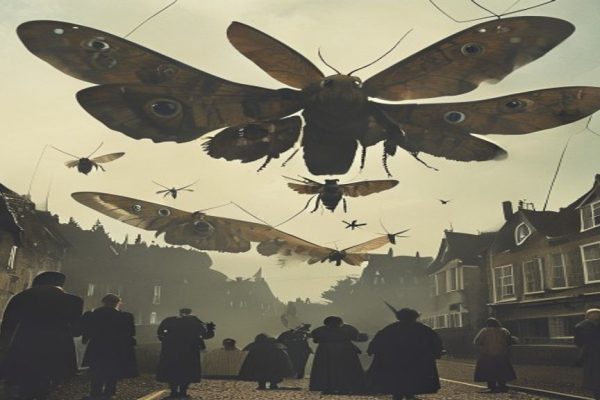 Massive Mysterious Moths Swarm England, Leaving Residents Awestruck