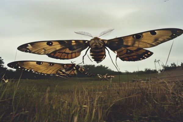 Giant Moths Spotted in England, Raising Concerns and Curiosity Among Locals