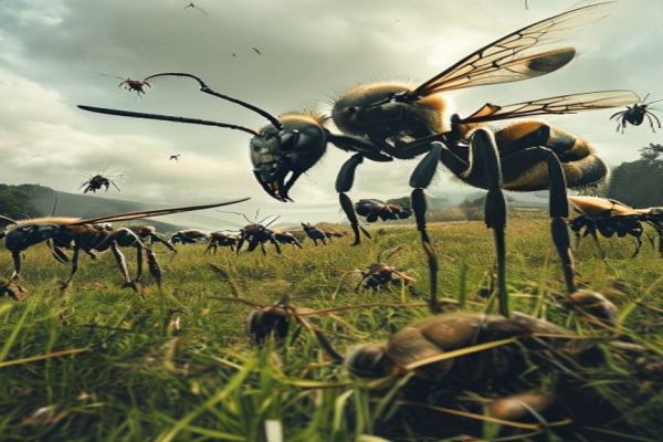 Massive Invasion of Giant Asian Hornets Stuns England’s Countryside