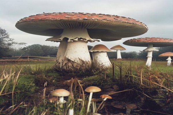 Mysterious ‘Giant Mushrooms’ Appear in English Countryside, Sparking Widespread Curiosity