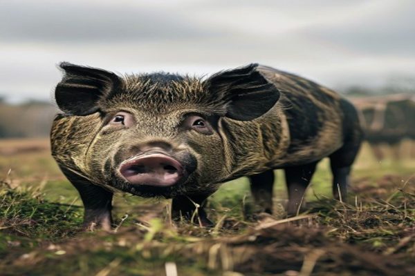 UK’s Rare Sight: Giant Feral Hogs Spotted in England, Raising Concerns and Curiosity