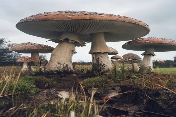 Mysterious Giant Mushrooms Emerge in England, Sparking Widespread Interest and Concern