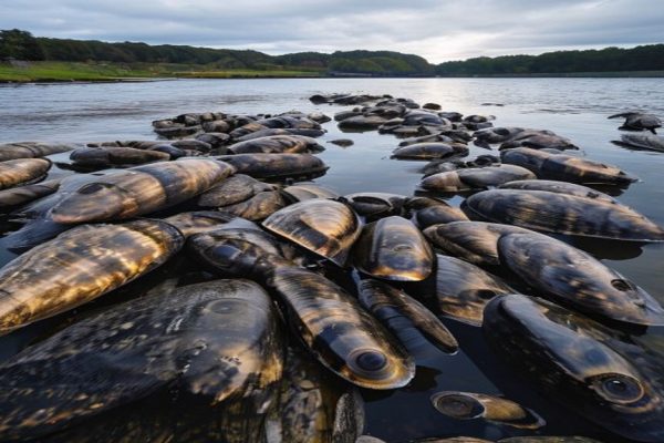 Massive Invasive Mussels Spotted in England’s Waterways, Raising Concerns Among Experts